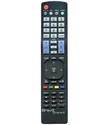 Bravo Original 2 Telecomando per TV LG, Nero