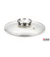 PENSOFAL PEN 9363 - COPERCHIO IN VETRO CON POMOLO INOX DOSAROMA, 22CM 