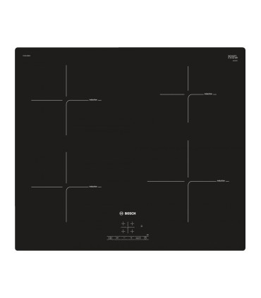 Serie | 4 Piano cottura a induzione60 cm Nero, surface mount without frame