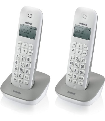TELELFONO CORDLESS BRONDI LEMURE BIANCO